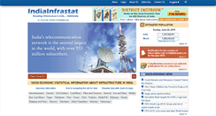 Desktop Screenshot of indiainfrastat.com